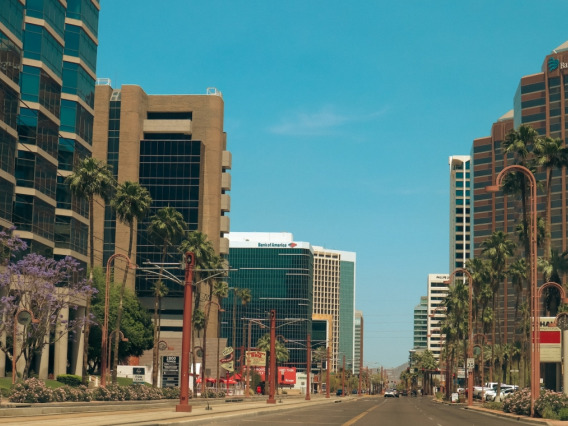 View of downtown Phoenix, Arizona 